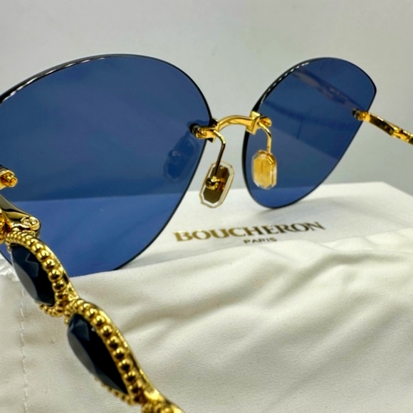 🏆Boucheron BC0132S 002 ‼️Size 63-18-130.Made in Italy 100% authentic - Picture 5 of 16